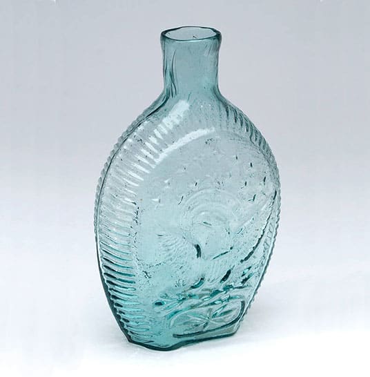 GII-22 • Eagle - Lyre Flask - Aqua 1