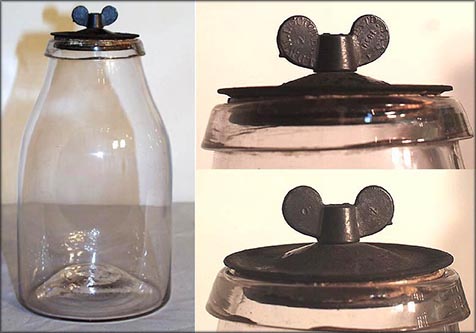 Embossed Storage Jar, Retro Storage Jar, Glass Storage Bottle, Bee