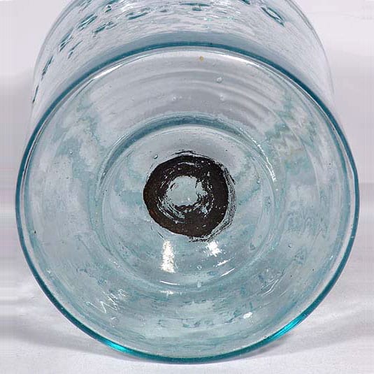 Wm Pogue Fruit Jar - Pogue QT Base