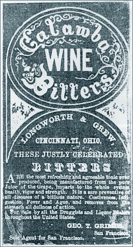 Catawba Wine Bitters FOHBC Virtual Museum of Historical Bottles and Glass