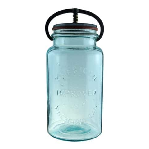 19 Footed Glass Jar W Lid – Encore Interiors, a consignment gallery